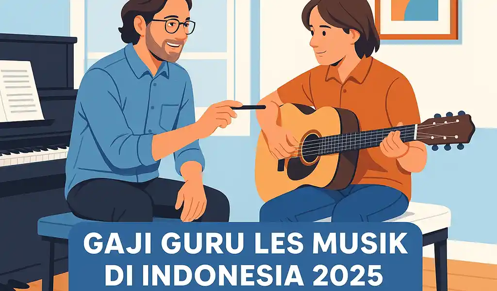 Gaji Guru Les Musik Per Jam dan Per Bulan