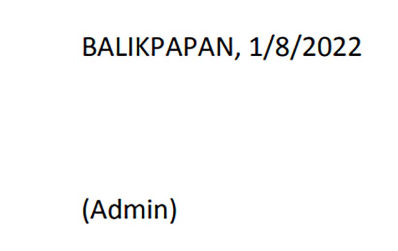 Tanda Tangan Pemberi Gaji